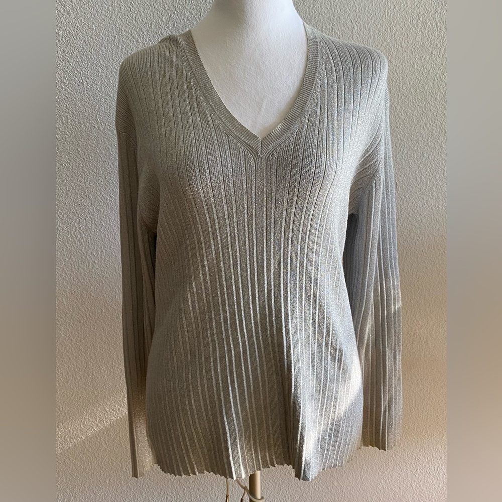 New Years Eve Silver Sparkly Sweater